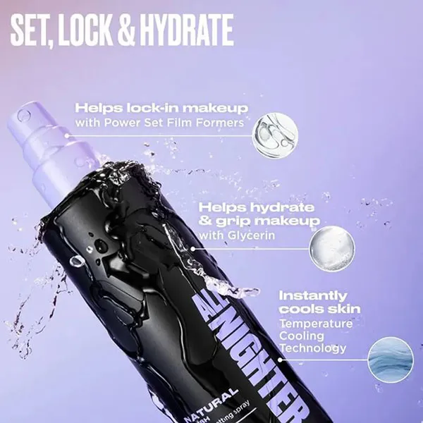 Xịt Khoá Nền Make Up Urban All Nighter Waterproof Natural Finish Setting 118ml