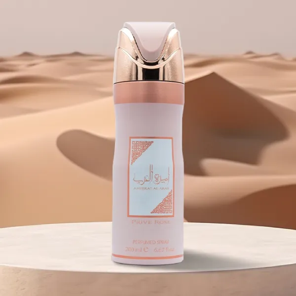 Xịt Khử Mùi Toàn Thân Lattafa Ameerat Al Arab Prive Rose Body Perfumed Spray 200ml