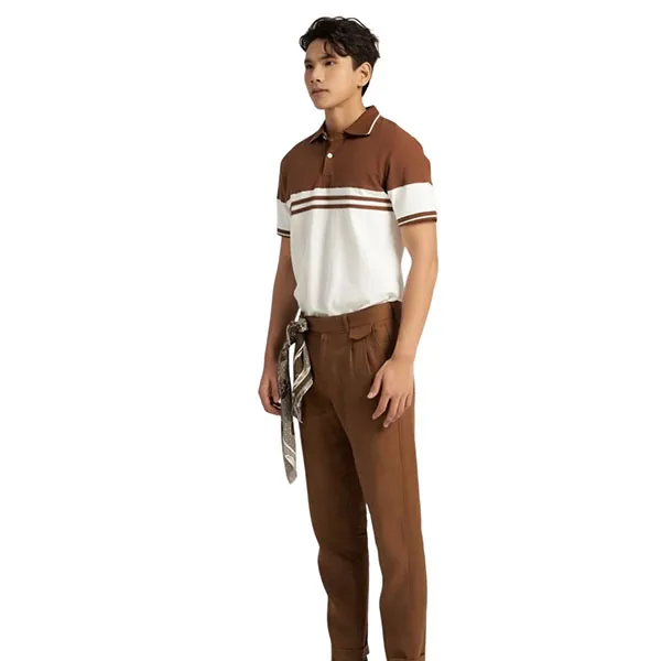 Quần Dài Linen Nam F2 Fashion & Freedom DN31-N-29-0224 Màu Nâu Size 29