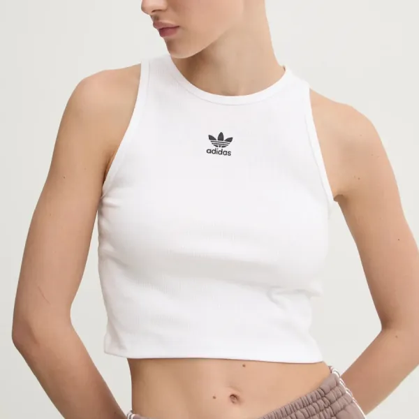 Áo Ba Lỗ Nữ Adidas Essentials Ribbed Tank Top JC9007 Màu Trắng Size XS