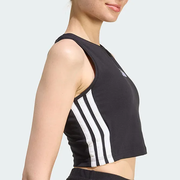 Áo Ba Lỗ Thể Thao Nữ Adidas Essentials 3-Stripes Padded Tank Top KC5181 Màu Đen Size XS