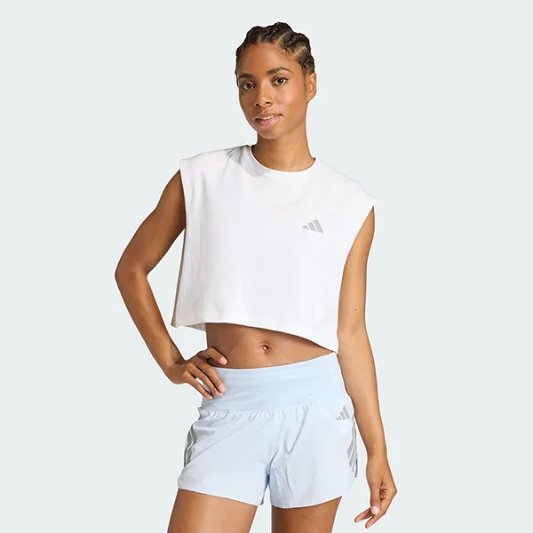 Áo Croptop Nữ Adidas Adi365 Running Essentials KA0290 Màu Trắng Size S