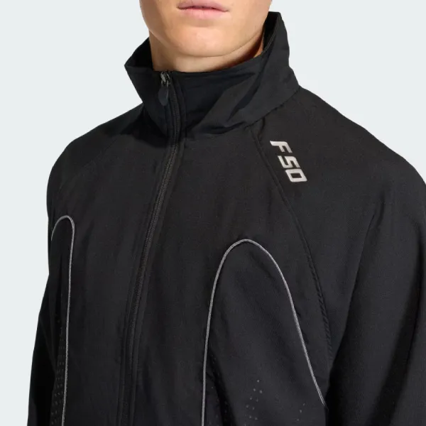 Áo Khoác Nam Adidas F50 Loose-Fit Track Top KE0735 Màu Đen Size XS