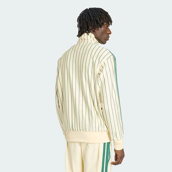 Áo Khoác Nam Adidas Firebird Striped Track Top KT4299 Warm Vanilla Màu Kem Kẻ Sọc Size S