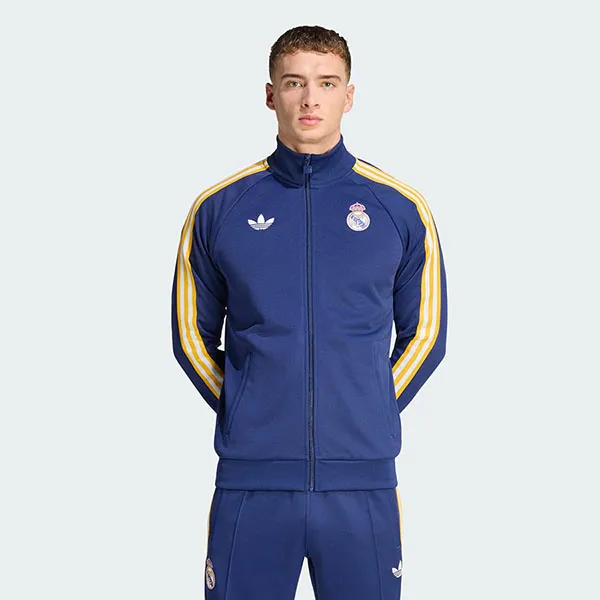 Áo Khoác Nam Adidas Track Top Real Madrid Originals Dark Blue KE3846 Màu Xanh Đậm Size S