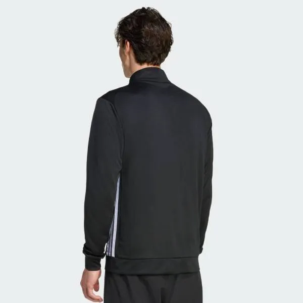 Áo Khoác Nam Adidas Track Top Workout Essentials All-Set 3-Stripes Knit KA3481 Màu Đen Size 3XL