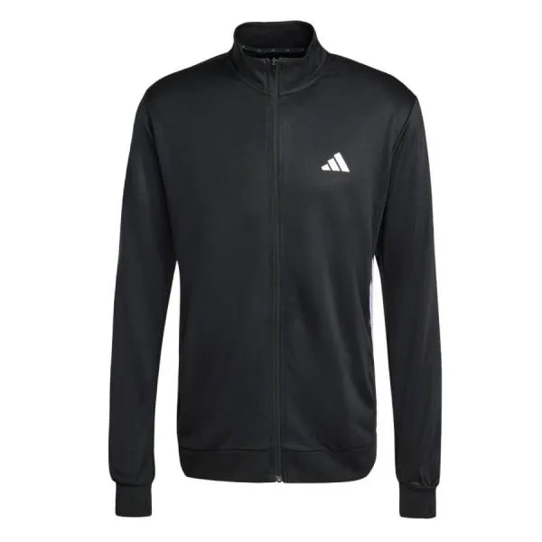 Áo Khoác Nam Adidas Track Top Workout Essentials All-Set 3-Stripes Knit KA3481 Màu Đen Size 3XL