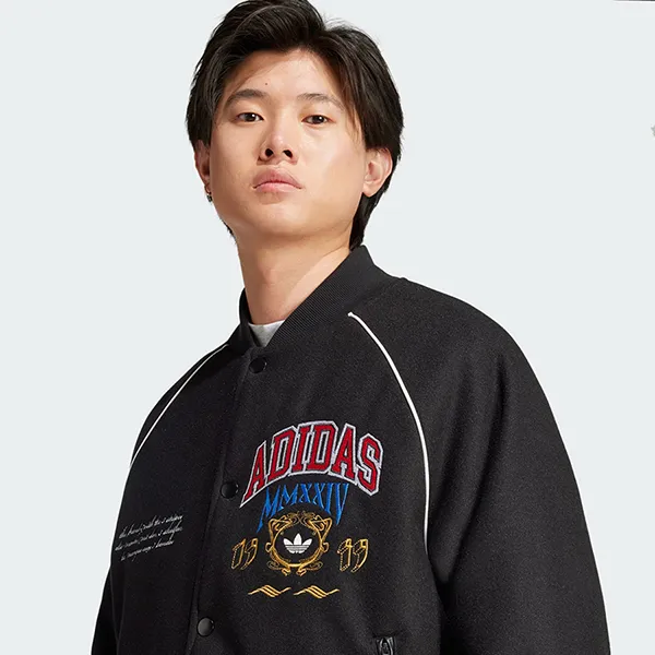 Áo Khoác Nam Adidas VRCT Jacket IX6767 Màu Đen Size XS (Form Âu)