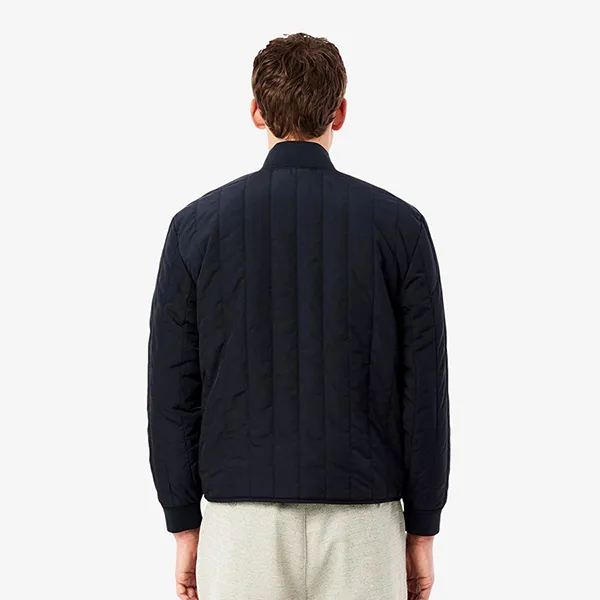 Áo Khoác Nam Lacoste Lightweight Water-Repellent Quilted Puffed Jacket BH1807 - 350 Màu Đen Size 48