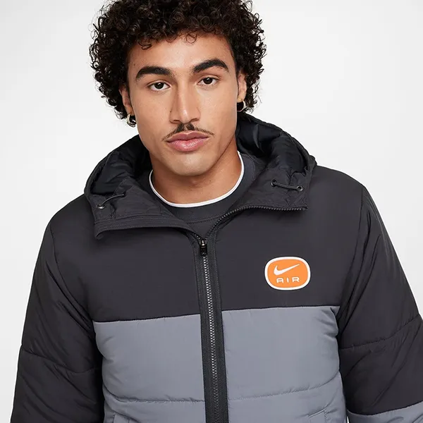 Áo Khoác Nam Nike Men's Synthetic-Fill Jacket HM0198-060 Màu Đen/Xám Size S (Form Âu)
