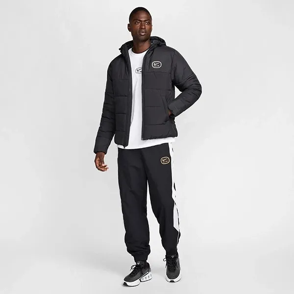 Áo Khoác Nam Nike Sportswear Air Puffer Mens Winter Jacket HM0198-011 Màu Đen Size M (Form Âu)