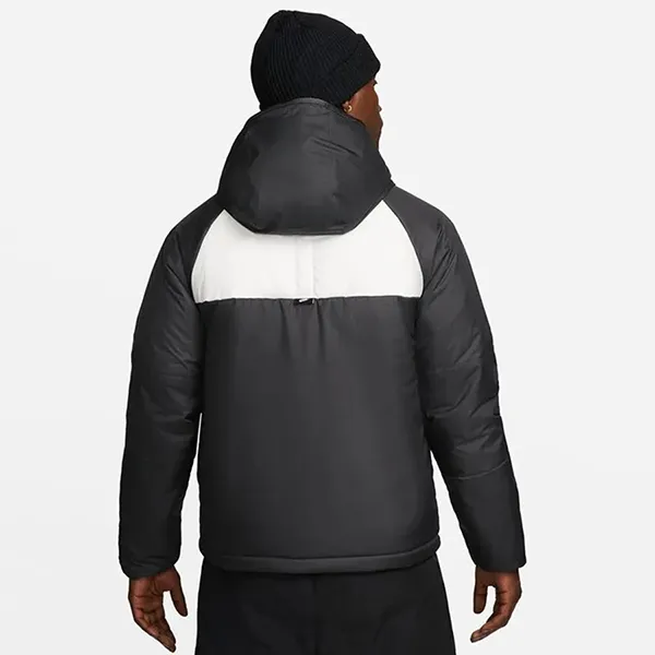 Áo Khoác Nam Nike Therma-Fit Legacy Jacket DD6857-070 Màu Đen/Trắng Size M (Form Á)