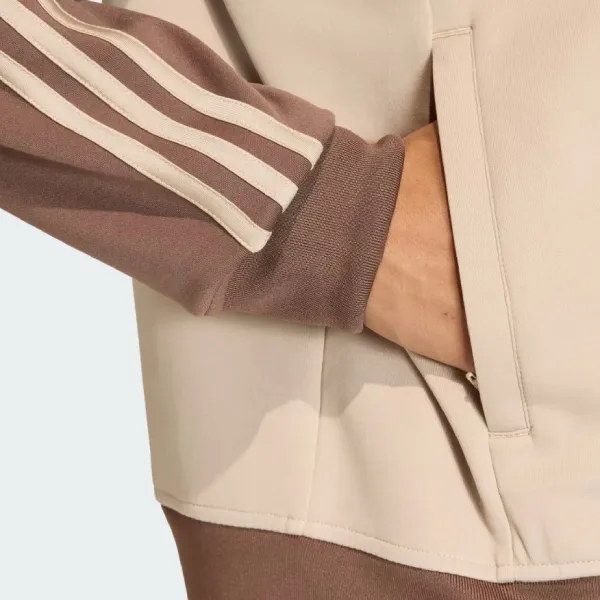 Áo Khoác Nữ Adidas SST Loose Tracktop KD8825 Màu Nâu Be Size S