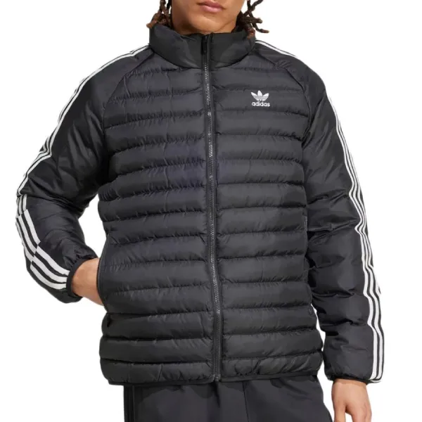 Áo Khoác Phao Nam Adidas Padded Collar Jacket IZ1835 Màu Đen Size L (Form Á)