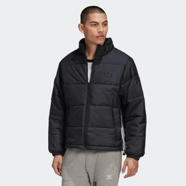Áo Khoác Phao Nam Adidas Padded Stand Collar Puffer GE1341 Màu Đen Size XS (Form Âu)