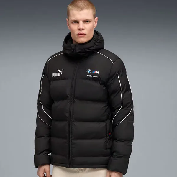 Áo Khoác Phao Nam Puma BMW M Motorsport MT7+ Men's Puffer Jacket Màu Đen Size XS (Form Âu)