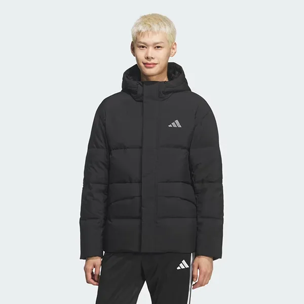 Áo Khoác Unisex Adidas Linear Regular Down KQ5519 Màu Đen Size XS (Form Âu)