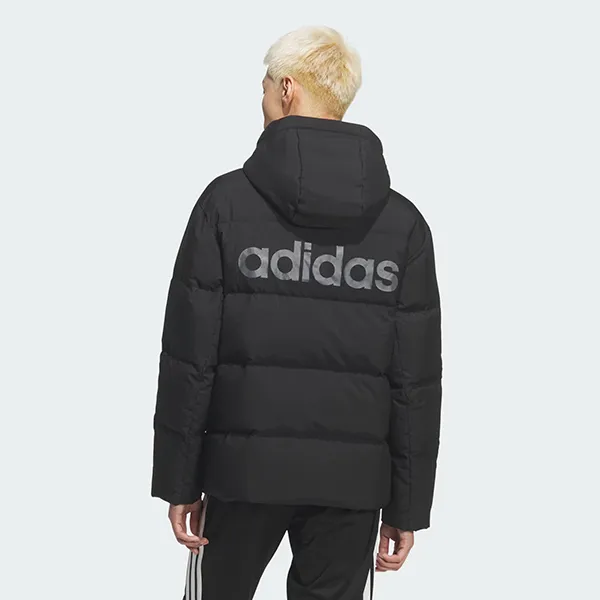 Áo Khoác Unisex Adidas Linear Regular Down KQ5519 Màu Đen Size XS (Form Âu)