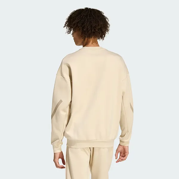 Áo Nỉ Nam Adidas New Z.N.E. Sweatshirt KE4705 Màu Be Size S (Form Âu)
