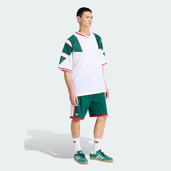 Áo Phông Nam Adidas Panel Jersey T-Shirt KE0156 Màu Trắng/Xanh Size XS