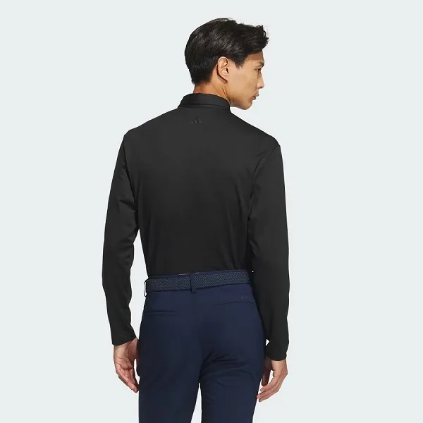Áo Polo Dài Tay Nam Adidas Long-Sleeved Polo Shirt JM7113 Màu Đen Size S (Form Á)