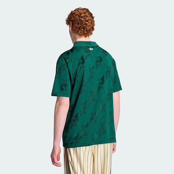 Áo Polo Nam Adidas Football Jersey Jacquard Originals KT4286 Màu Xanh Lá Size L
