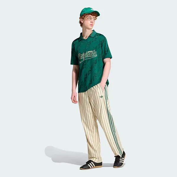 Áo Polo Nam Adidas Football Jersey Jacquard Originals KT4286 Màu Xanh Lá Size L