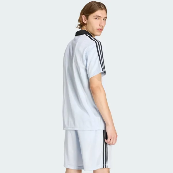 Áo Polo Nam Adidas Refined Collared Jersey With Heritage Style KE2453 Màu Xanh Nhạt Size L