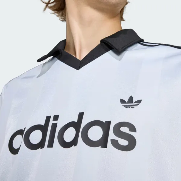 Áo Polo Nam Adidas Refined Collared Jersey With Heritage Style KE2453 Màu Xanh Nhạt Size L