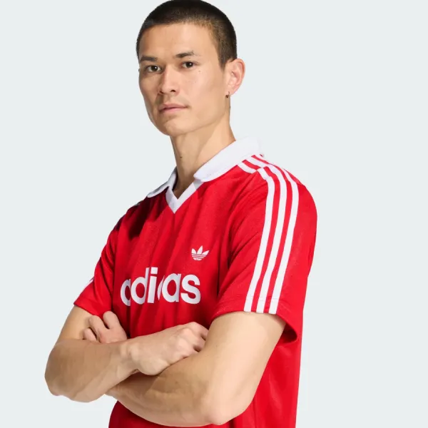 Áo Polo Nam Adidas Refined Collared Jersey With Heritage Style KE3583 Màu Đỏ Size M