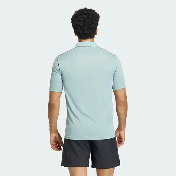 Áo Polo Nam Adidas Workout Essentials Base KD5438 Màu Xanh Size M