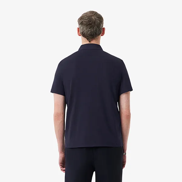 Áo Polo Nam Lacoste Regular Fit Commuter Polo DH1604 - HDE Màu Xanh Navy Size 3