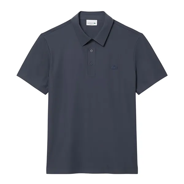 Áo Polo Nam Lacoste Regular Fit Commuter Polo DH1604 - S5T Màu Xám Đậm Size 3