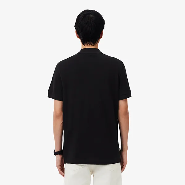 Áo Polo Nam Lacoste Regular Fit Logo Stripe PH0897 - 031 Màu Đen Size 4
