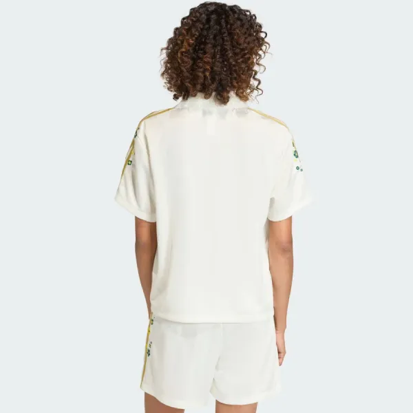 Áo Polo Nữ Adidas Originals x Liberty London Jersey KF3309 Màu Trắng Sữa Size M