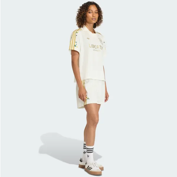 Áo Polo Nữ Adidas Originals x Liberty London Jersey KF3309 Màu Trắng Sữa Size M