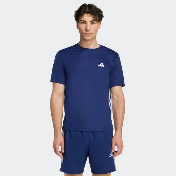 Áo Thun Nam Adidas Base 3-Stripes T-Shirt KD0701 Màu Xanh Dương Size 2XL