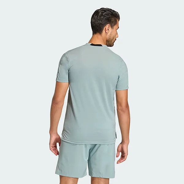 Áo Thun Nam Adidas 3-Stripes T-Shirt Designed For Training KA4805 Màu Xanh Pastel Size M