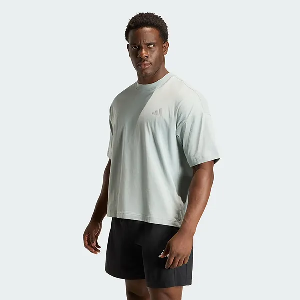 Áo Thun Nam Adidas Adi365 Cheering T-Shirt KE2827 Màu Xanh Nhạt Size S