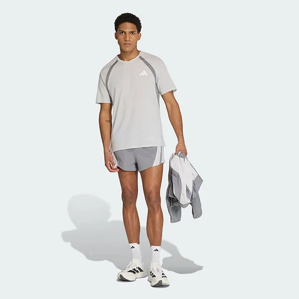 Áo Thun Nam Adidas Adizero Archive Running T-Shirt KG9748 Grey Màu Xám Size S