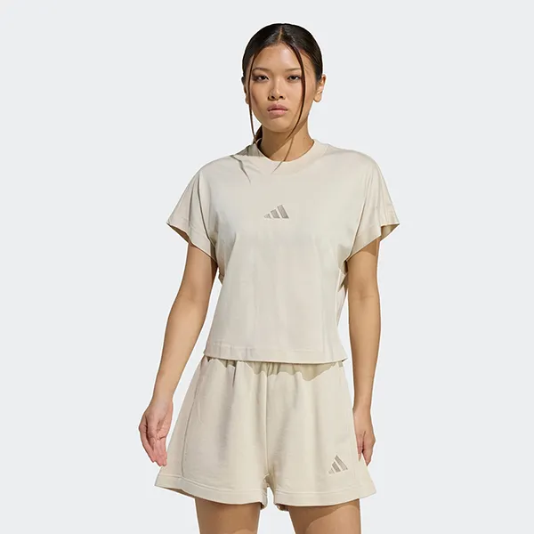 Áo Thun Nữ Adidas All SZN T-shirt JY7811 Màu Kem Size S