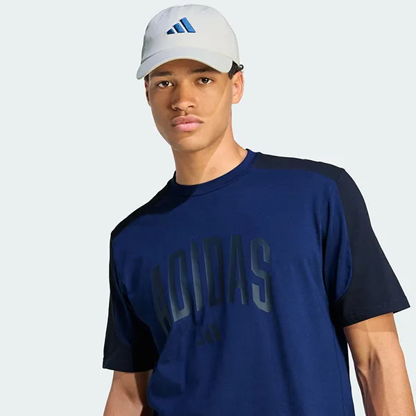 Áo Thun Nam Adidas Collegiate T-Shirt KC3418 Màu Xanh Dương Size M