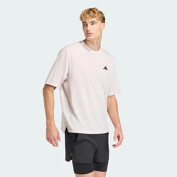 Áo Thun Nam Adidas D4T PrimeLift Essentials Workout T-Shirt KF8195 Màu Tím Nhạt Size M