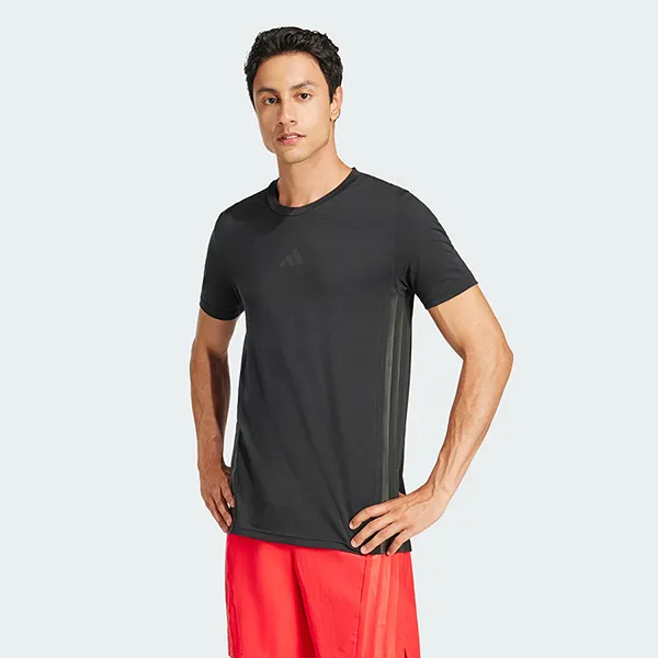 Áo Thun Nam Adidas Designed 4 Training 3-Stripes T-Shirt Màu Đen Size S
