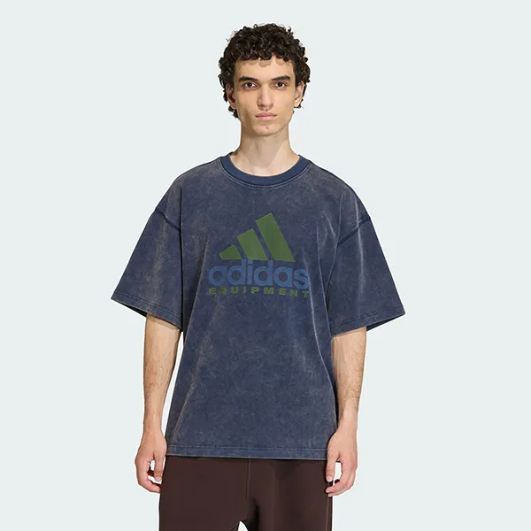 Áo Thun Nam Adidas Equipment Tee T-Shirt KD6608 Màu Xám - Xanh Size L