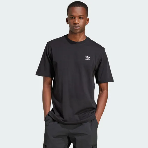 Áo Thun Nam Adidas Essentials Trefoil JI8545 Tshirt Màu Đen Size S