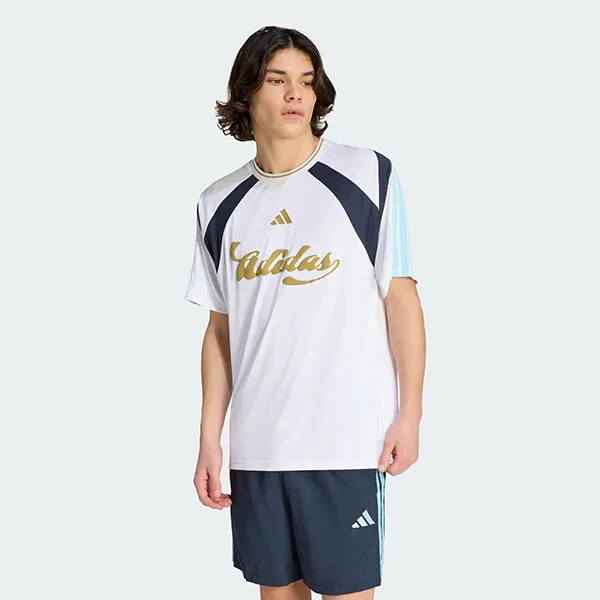 Áo Thun Nam Adidas House Of Tiro Nations Pack Track Top KB6145 Màu Trắng Xanh Size XS