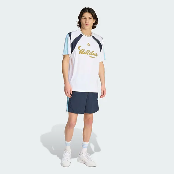 Áo Thun Nam Adidas House Of Tiro Nations Pack Track Top KB6145 Màu Trắng Xanh Size XS
