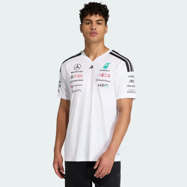 Áo Thun Nam Adidas Mercedes-AMG Petronas Formula 1 Team Driver KF0160 TShirt Màu Trắng Size S