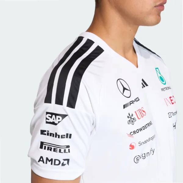 Áo Thun Nam Adidas Mercedes-AMG Petronas Formula 1 Team Driver KF0160 TShirt Màu Trắng Size S